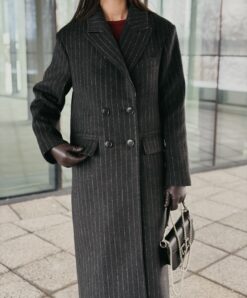 Пальто женское демисезонное Ася черное (1)