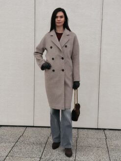 Пальто женское Калипсо серое (3)