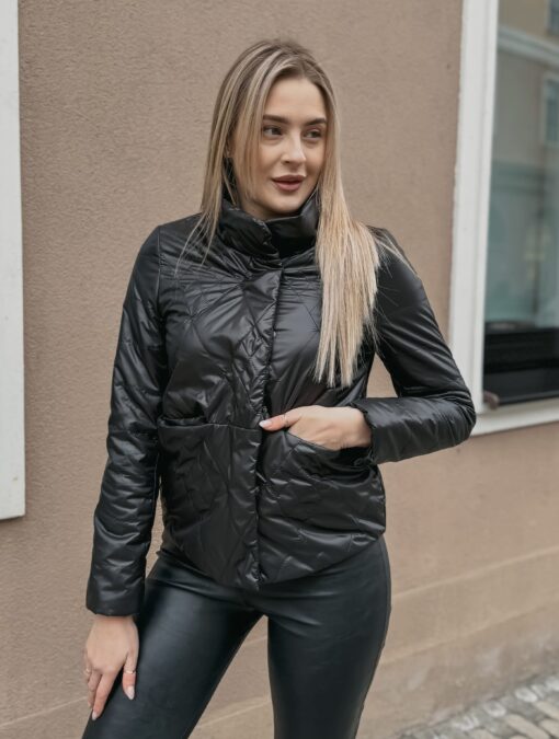 Куртка женская Полина черная (6)